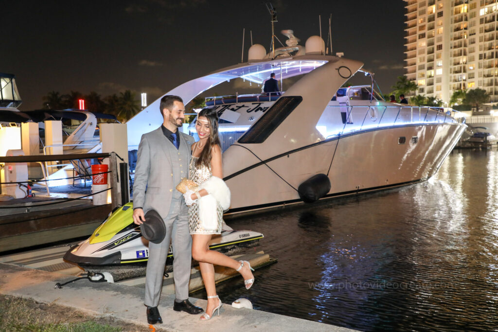 miami yacht party photographer night new years eve yacht party engagement birthday 24