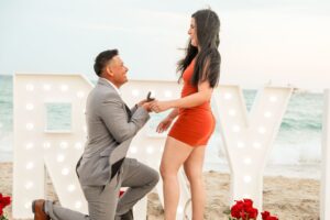 Miami beach proposal engagement photographer