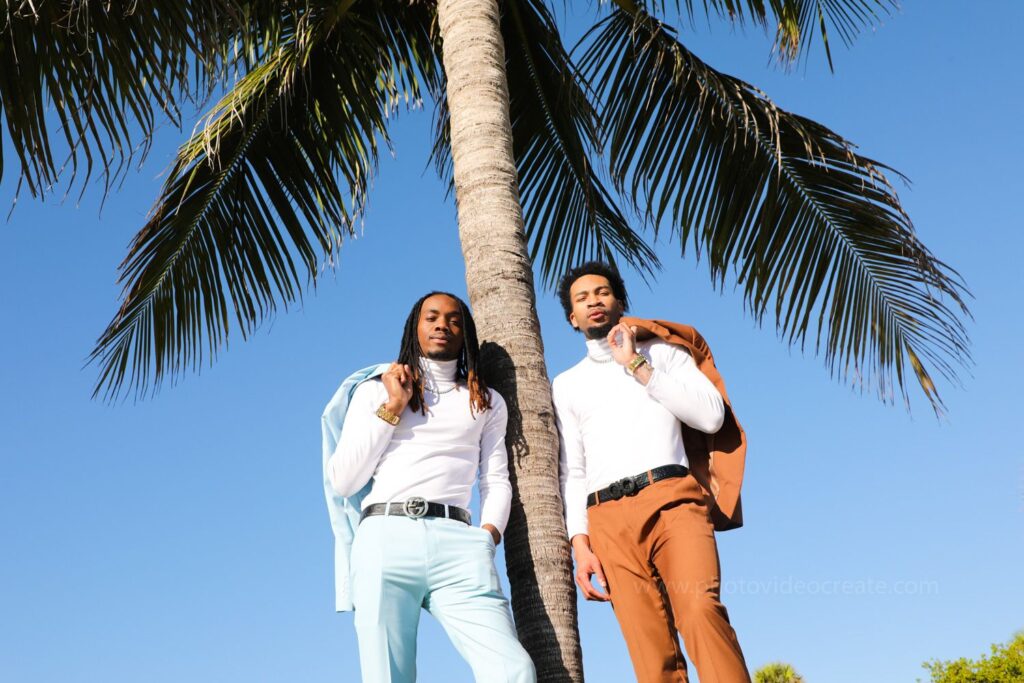 Miami beach LGBT couple model photo shoot 18
