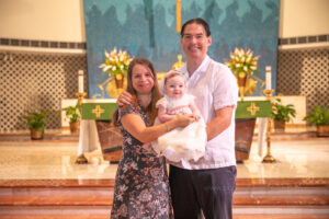 miami photographer Baptism st.rose of Lima Church 1
