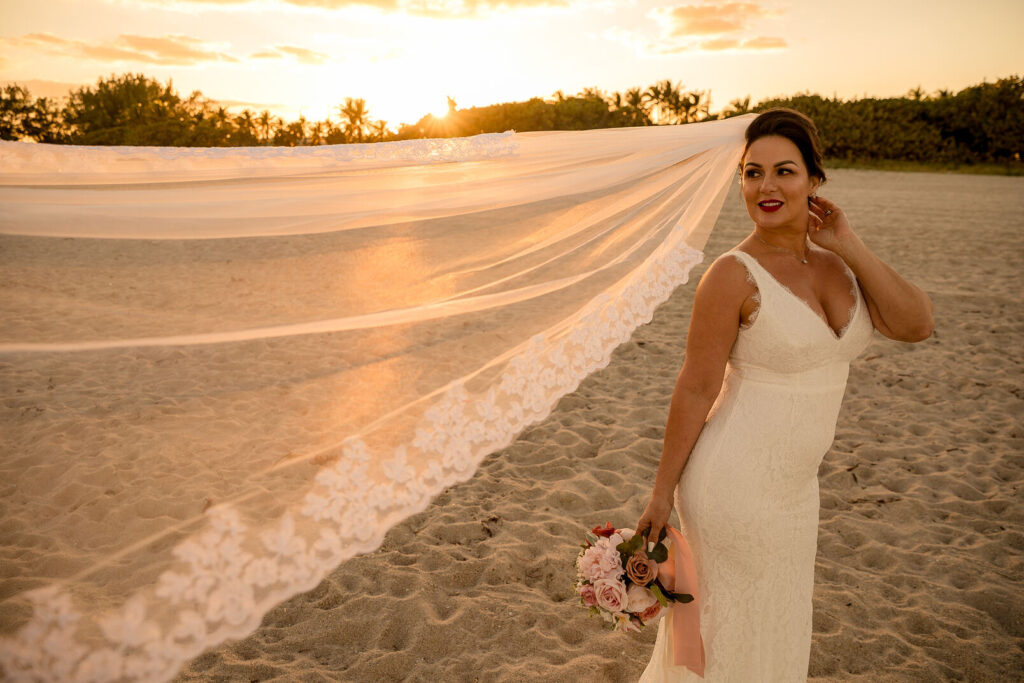 post wedding miami photoshoot for bride