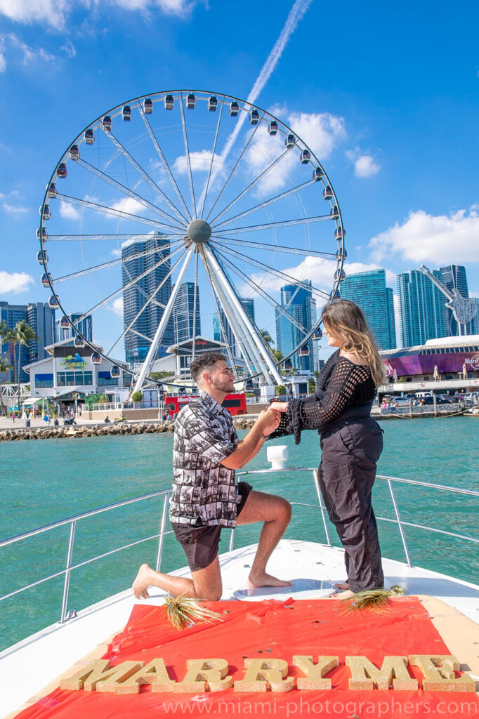 Miami Yacht Proposal Photographer 14 Miami photographer yacht proposal photographer 10